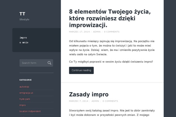 Wilson theme site design template sample