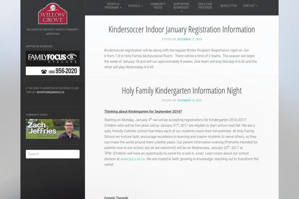 Flat theme site design template sample
