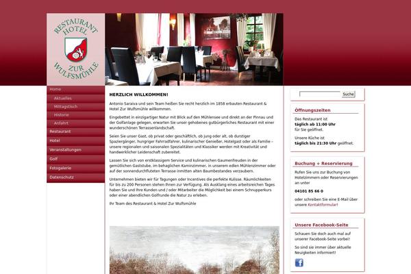 Hotel theme site design template sample