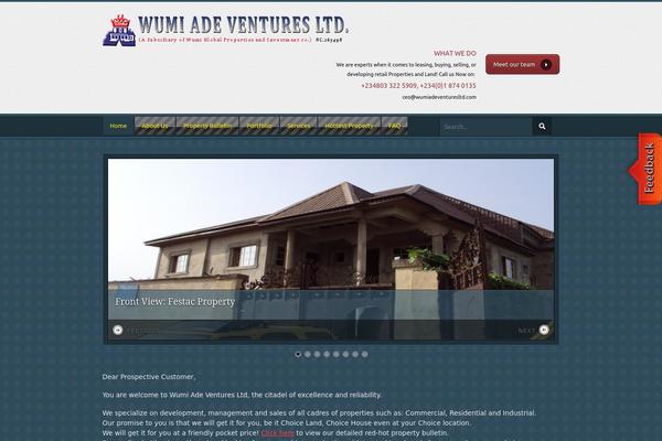 Empire theme site design template sample