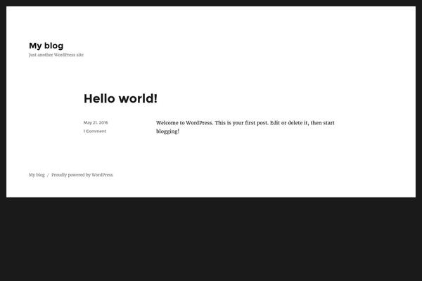 Infine theme site design template sample