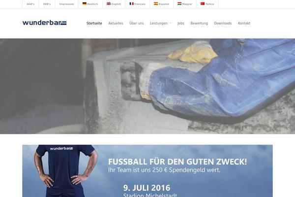 Volts theme site design template sample