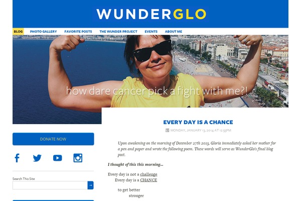 Wunder theme site design template sample