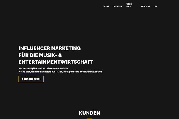 Site using Rc_particlebackground plugin