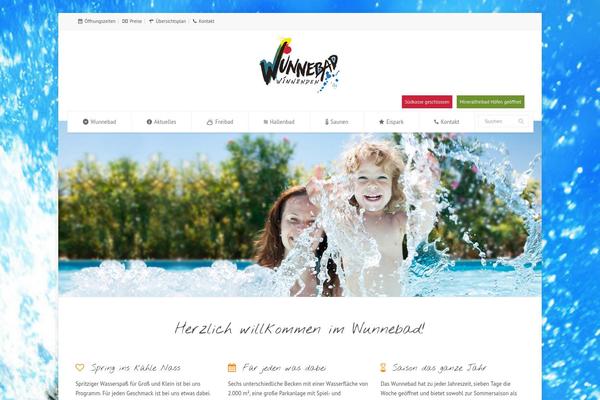 Enfold theme site design template sample