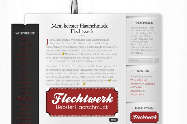 Memoir theme site design template sample