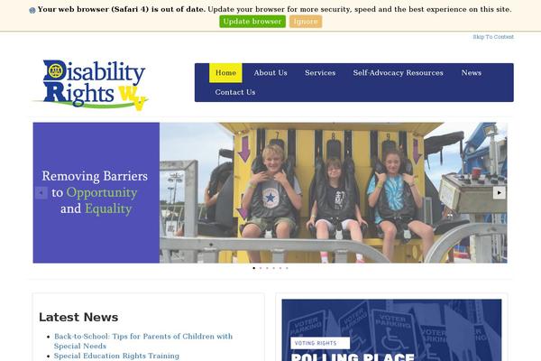 Site using Custom Sidebars plugin