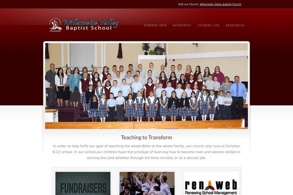 Arcadia theme site design template sample