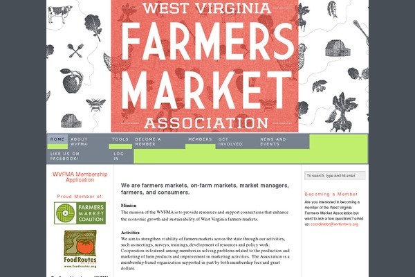 wvfarmers.org site used Thesis 1.8.5
