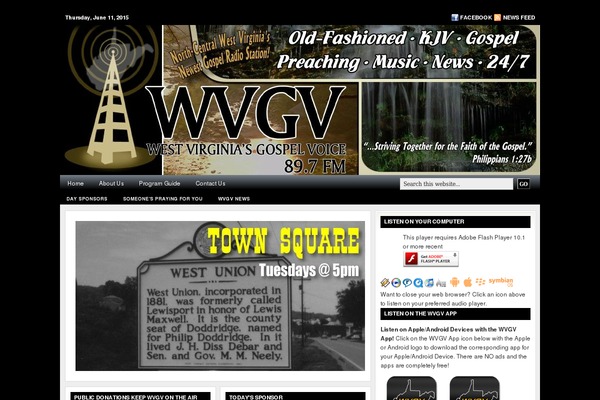 Church theme site design template sample
