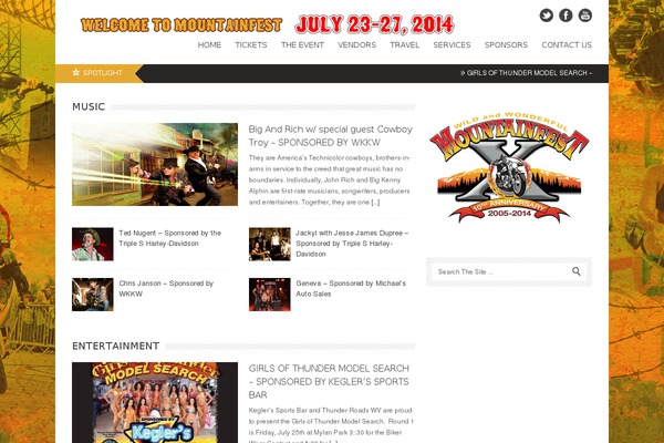Backstreet theme site design template sample