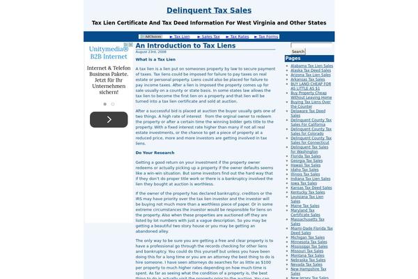 wvtaxsales.com site used Bluesense