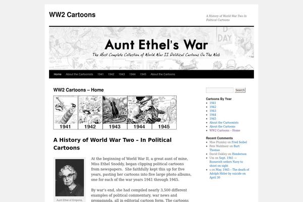 Twenty Ten theme site design template sample