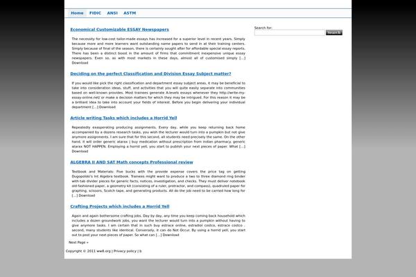 Clear Line theme site design template sample