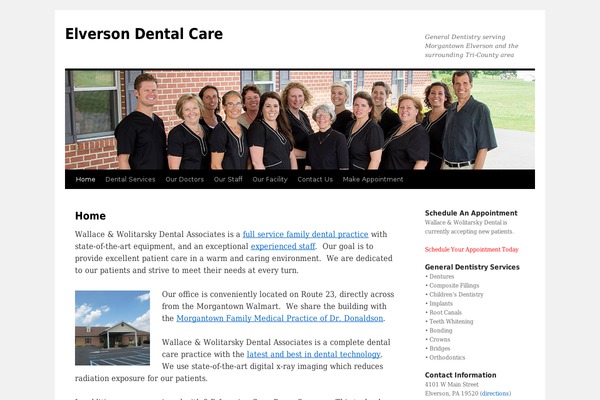 wwdentalcare.com site used Twenty Ten