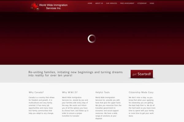 inFocus theme site design template sample