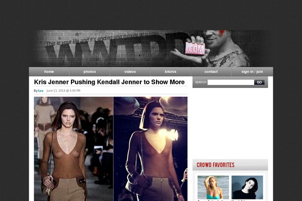 Site using Ajax Pagination and Infinite Scroll plugin