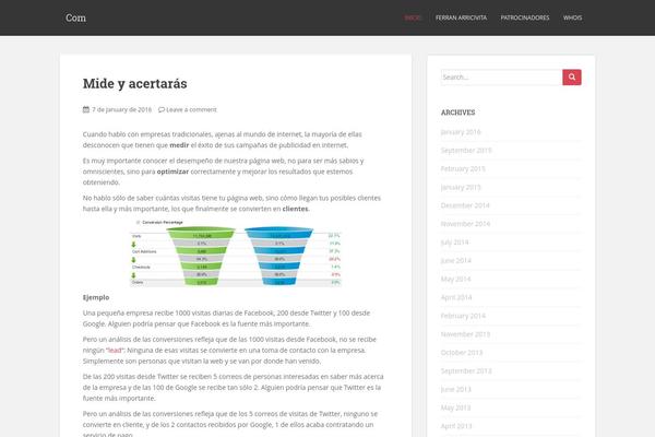 Twenty Seventeen theme site design template sample