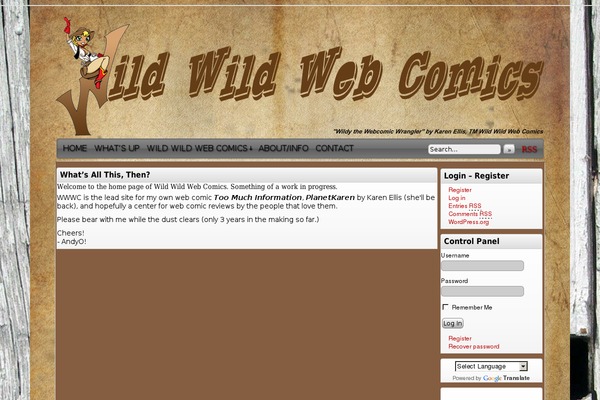 ComicPress theme site design template sample
