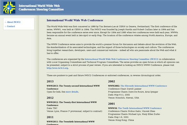 www2012 theme websites examples