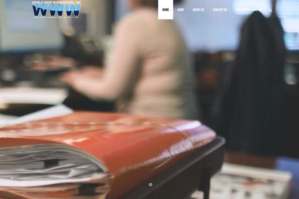 Jupiter theme site design template sample