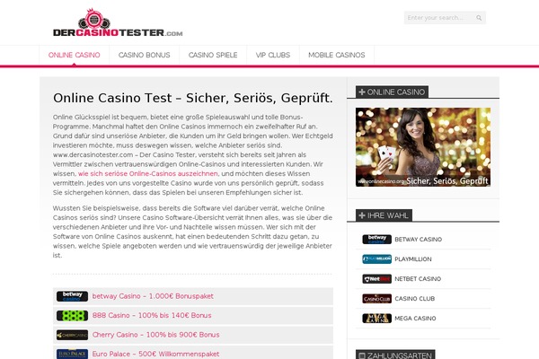 wwwonline-casino.de site used Newsroom14