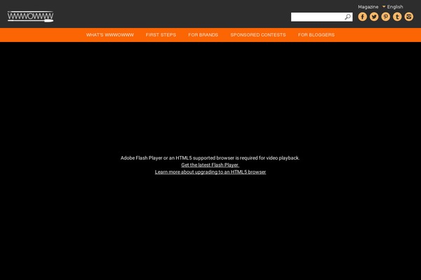 wwwowww.me site used Blog-express
