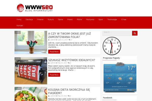 RedWaves Lite theme site design template sample
