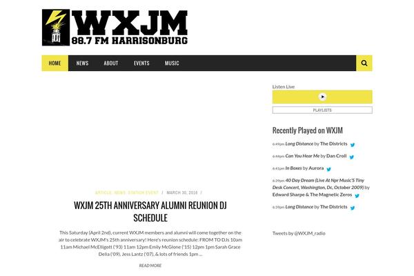 wxjm.org site used Sensetheme
