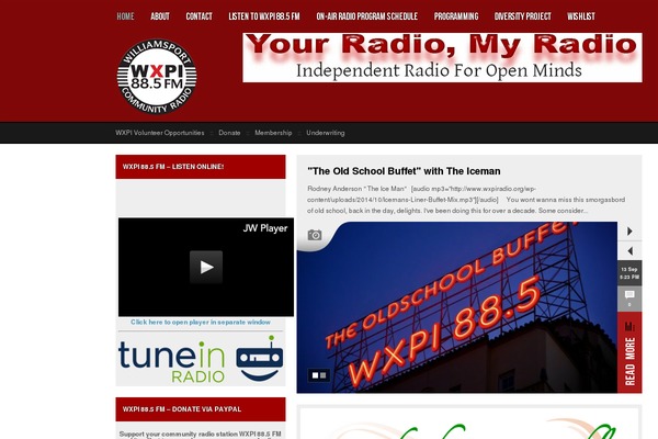 Site using National Weather Service Alerts plugin