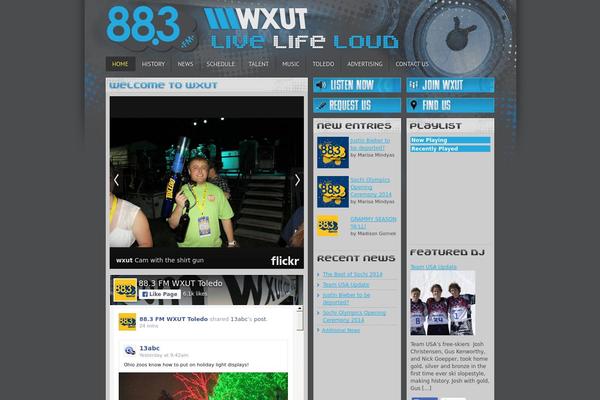 wxut.com site used Carrington