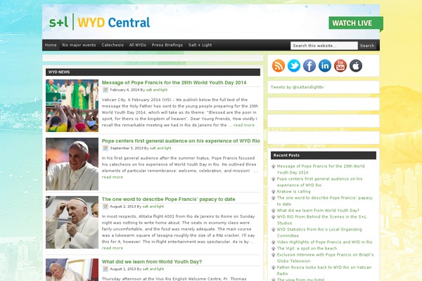 Church theme site design template sample