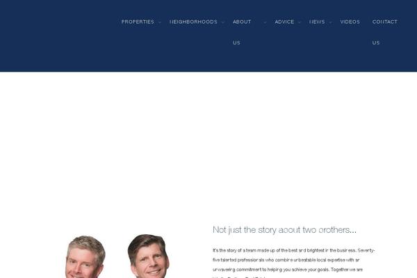 Realty theme site design template sample