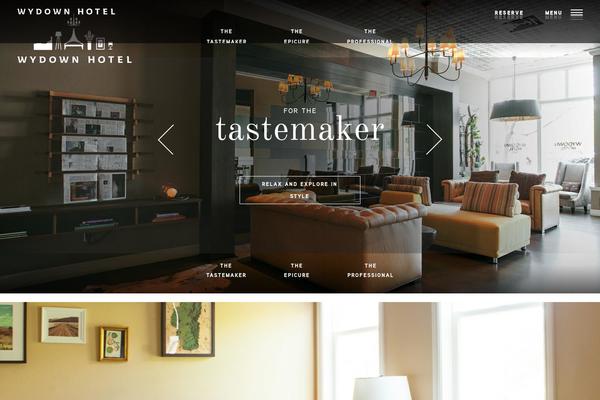 Reverie theme site design template sample