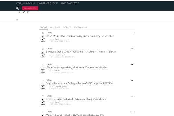 Bimber theme site design template sample