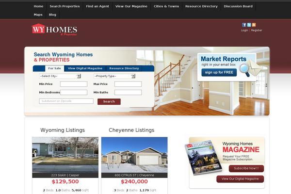 Site using WP Listings plugin