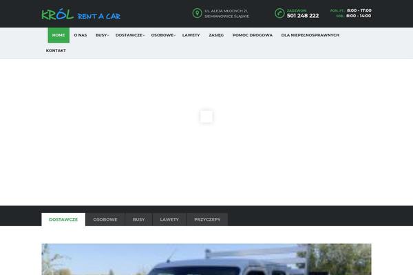 Motors theme site design template sample