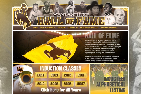 Fame theme site design template sample