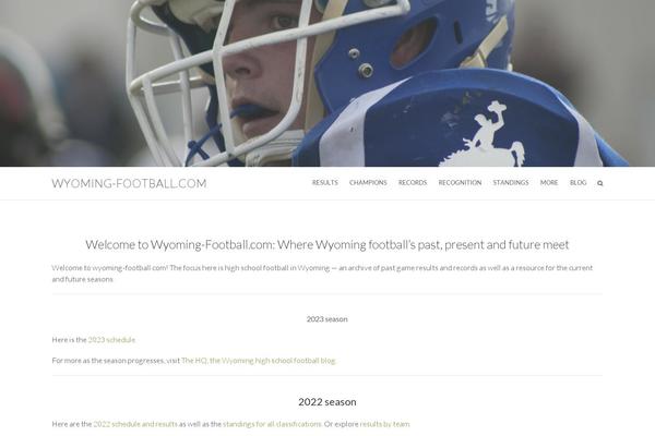Ambition theme site design template sample