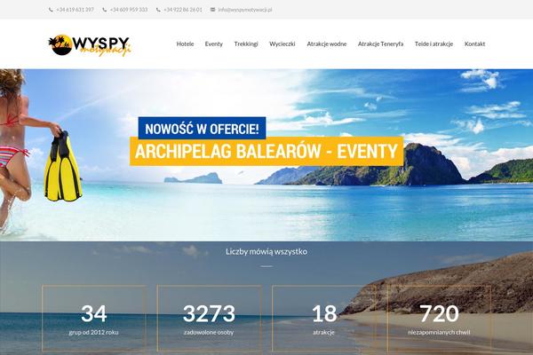 Electrify theme site design template sample