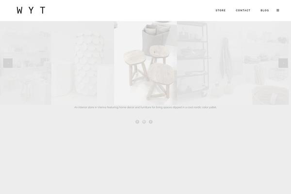 Stockholm theme site design template sample