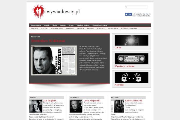 Readable theme site design template sample