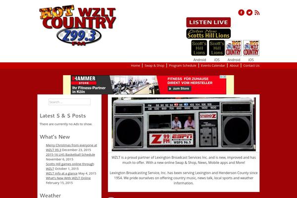 Site using Events Maker by dFactory plugin