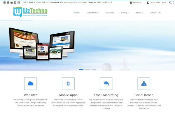 Galaxy theme site design template sample