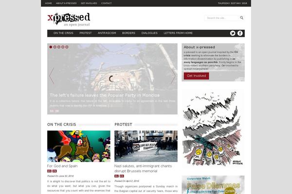 Backstreet theme site design template sample