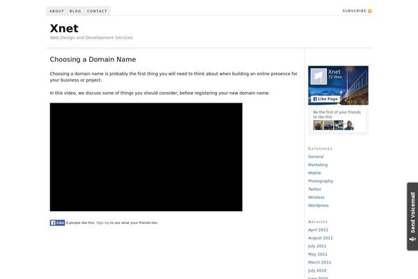 Thesis 1.8.4 theme site design template sample