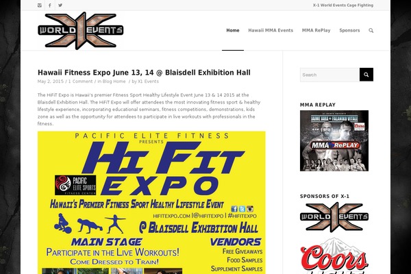 Enfold theme site design template sample