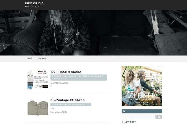 Stinger5 theme site design template sample