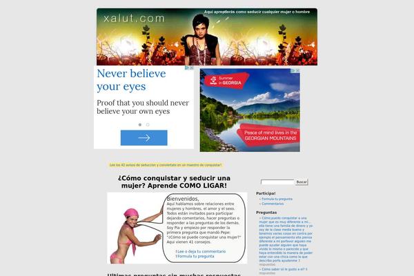 Default theme site design template sample