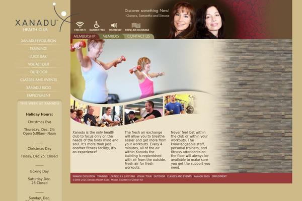 xanaduhealthclub.com site used Xanadu